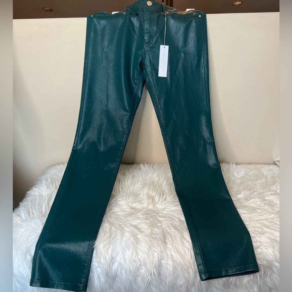 Chicos Platinum Jade Green Slim Leg Pants - Picture 9 of 13